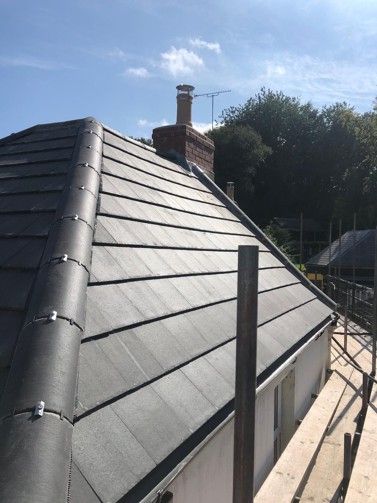 Chimney restoration work