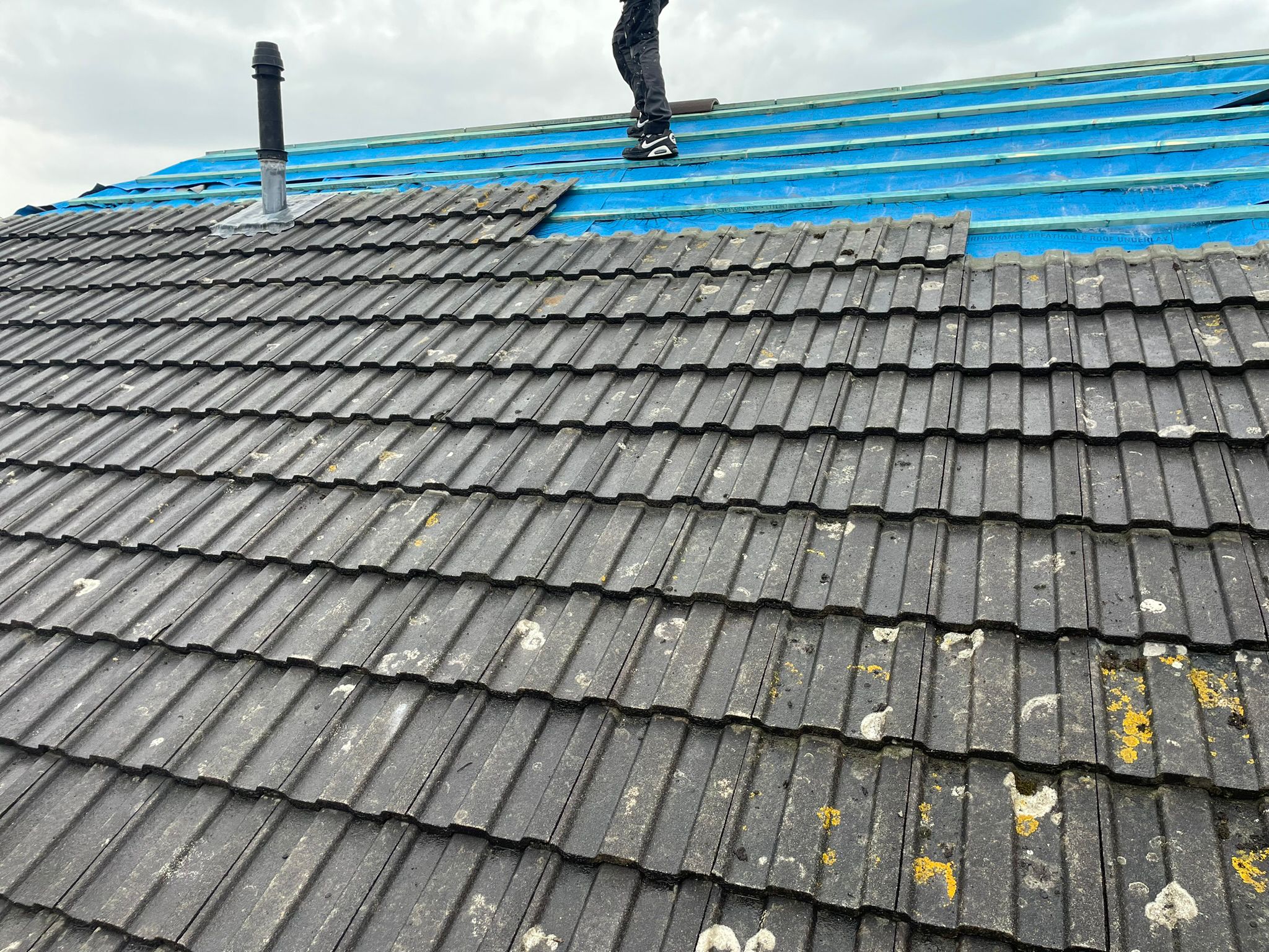 Roof repair completed
